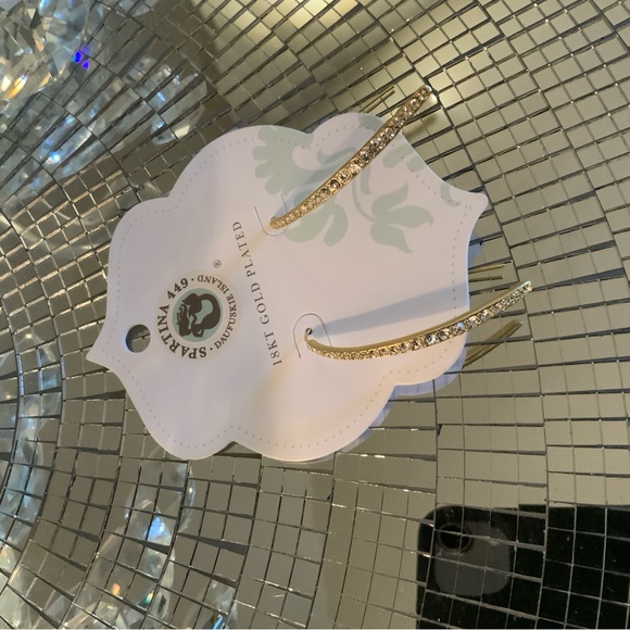 Spartina 449 18k gold plated earrings - Picture 3 of 4